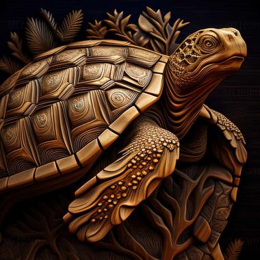 3D model Jonathan Turtle famous animal (STL)